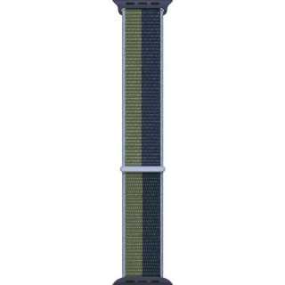 Curea Apple Watch Sport Loop 41mm Abyss Blue/Moss Green Apple - 1